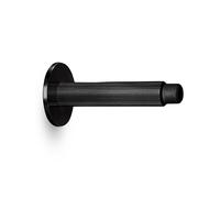 Gedotec Arpa Wall Butoir de porte mural en aluminium de qualité supérieure Noir brossé 100 mm À visser Avec matériel de fixation