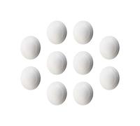 Gedotec Arrêt de Porte Adhésif Mural - Butoir de Protection pour Porte, Poignée et Meuble - Butée Plastique pour Bloc Porte de Cuisine, Chambre, Bureau en Bois ou Métal - 10 Pièces - Blanc