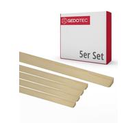 Gedotec baguette triangulaire - planches de bois à construire en bois résineux 100 cm | 5 pièces 30 x 30 mm | BASIC | baguette décorative polyvalente et bois pour le bricolage de différents objets |