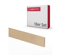 Gedotec Baguettes en bois pour bricoler et construire en hêtre - 95 cm | 10 pièces 5x30x950 mm | BASIC | polyvalent pour bricoler et construire des objets divers