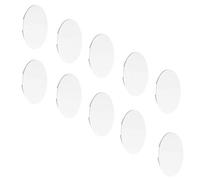 Gedotec Bouchons | Cache-vis Ronds | Cache-Meubles à enfoncer | Plastique Blanc| Bouchon de Tube pour Trou borgne Ø 35 mm | 10 pièces - Bouchons d'extrémité pour Meubles et Trous de perçage