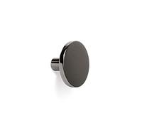 Gedotec Bouton de meuble antique | bouton d'armoire nickel noir brossé | COMO | métal rond | 1 pièce - Ø 41 mm | pour commodes ou tiroirs - armoires de cuisine | Bouton de meuble avec vis