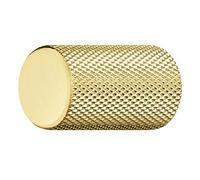 Gedotec Bouton pour Meuble Vintage, Tiroir, Armoire, Commode, Placard de Cuisine et Chambre - H10049 - Poignée à Visser Decoration Interieur Rétro - Metal Aluminium Laiton Polie - 1 Pièce