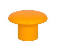 Gedotec Boutons de meuble pour chambre d'enfant - Diamètre : 32 mm - Couleur : orange - 1 pièce - Poignées de meubles en plastique - COLOUR - Boutons d'armoire colorés - Boutons de meuble pour enfants