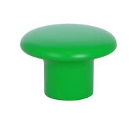 Gedotec Boutons de meubles pour chambre d'enfant | Diamètre 32 mm | Couleur vert | 1 pièce | Poignées de meubles en plastique | COLOUR | Boutons d'armoire colorés | Boutons de meubles pour enfants |