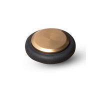 Gedotec Butoir de porte de qualité supérieure - Aluminium - Low - 1 pièce - Butoir de porte design en laiton brossé foncé - Butoir de porte D : 68 mm à visser - Matériel de fixation inclus - Butoir de