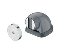 Gedotec Butoir de porte magnétique - Butoir de porte 20 kg - gris | Arrêt de porte pour montage au sol | Arrêt de porte Butoir de sol avec aimant | Aimant de porte au sol extra fort