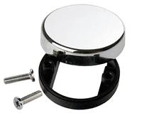 Gedotec Cache pour charnière de porte en verre pour portes en verre | 1 pièce Cache rond avec matériel de fixation - convient pour charnière de porte Gedotec SOFTSTAR avec Softclose