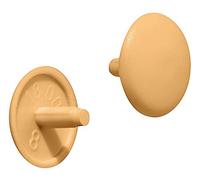 Gedotec Cache-vis pour Meubles en pin |Cache-vis en Plastique Rond| H1123 | Bouchon pour Trou de tête PZ2 | Ø 12 x 2,5 mm | 100 pièces