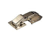 Gedotec Caravanscharnier Hochklappscharnier Ch 300 Klappen-Scharnier avec Feder-Schließautomatik | Charnière de Meubles pour Incidence Arrêt | Acier Nickelé | 1 Pièce - Schrank-Scharnier Réglable