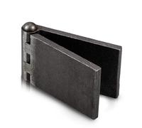 Gedotec Charnière à Souder Pour Porte Placard Meuble | Hauteur: 60 mm | 1 Pièce | Bande Pour Portes Métalliques | Charnière Lourde Pour Jardin & Machines