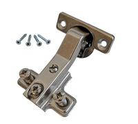 Gedotec Charnière de porte de cuisine Paumelle | 1 pc charnière de meuble avec plaque de montage | Metalla Mini A 95 | Perçage du boîtier : 26 mm
