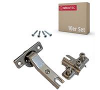 Gedotec Charnière de porte de cuisine Paumelle | 10 pcs charnière de meuble avec plaque de montage | Metalla Mini A 95 | Perçage de pot 26 mm