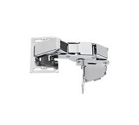 Gedotec Charniere Meuble Rabattable Caravane - CH 600 - Ressort Automatique - Charnière Ajustable de Meuble de Cuisine, Placard, Table Pliante, Plateau - Hauteur 340 mm - Acier Nickelé - 1 Pièce
