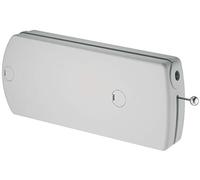 Gedotec Charnière Porte Meuble Enrouleur - Fixation pour Porte à Abattant de Secrétaire, Armoire de Cuisine - pour Volet de 210 à 480 mm - Support 90 kg - 1 pièce - Modèle B-60 N - Gris