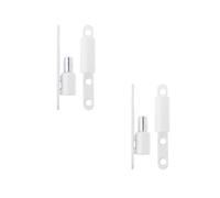 Gedotec Charnières - Paumelles de rénovation Charnières de porte en acier massif - blanc | P50 | 2 pièces de paumelles à visser sur fenêtres et portes