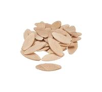 Gedotec Chevilles plates en hêtre, également appelées Lamello | Plaquettes d'assemblage en bois Assortiment de 100 pièces de taille 0-10 - 20