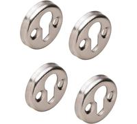 Gedotec Connecteur Invisible | Taquet à Fixer en Acier Ø 30mm | Paquet de 4 | Support d'Accroche Amovible Circulaire pour Meuble, Lit, Literie, Cadre, Sommier, Canapé