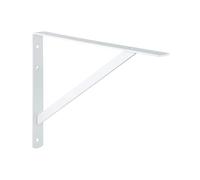 Gedotec Console pour Charges Lourdes | Athena | Profondeur 600 mm | 1 Pièce - Equerre Murale | crochet mural a visser | Blanc | Capacité charge 300 kg | Support d'étagère en acier massif