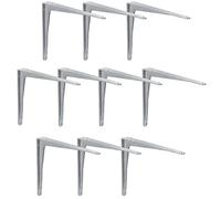 Gedotec Console pour charges lourdes Console d'étagère en aluminium | SPARTA | Profondeur : 290 mm | 10 pièces | Support pour charges lourdes en aluminium