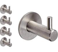 Gedotec Crochet de vestiaire design en acier inoxydable - HOLY | Crochet individuel mural à visser