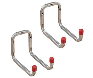 Gedotec Crochet Mural | DUO | Profondeur: 173 mm | 2 Pièces - Crochet universel 2x | Acier Galvanisé | Crochet de rangement à visser | Support d'appareils en métal Crochet d'échelle Garage