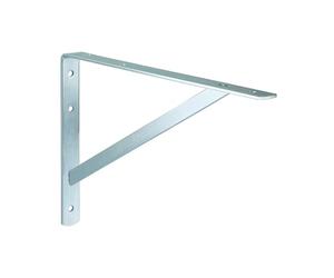 Gedotec Equerre charge lourde ATHENA 1 piece - profondeur 400 mm - console de charge lourde galvanise gris - support mural capacite 300 kg - equerre metal massif - support d'etagere