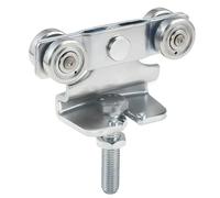 Gedotec Ferrure de Porte Coulissante | Rouleau Agrar 373 | Double Paire de Roulettes Réglable en Hauteur pour Portes Coulissantes sur Rails en Acier Galvanisé | Roulettes Profil 300 | 2 Pièces