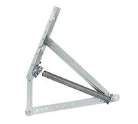 Gedotec Ferrure de relevage de lit Support de relevage - Easy Swing Away | Support de couvercle rabattable transversalement | Acier galvanisé | 1 paire - Ferrure de relevage, ressorts inclus