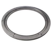 Gedotec Ferrure de Rotation pour Charges Lourdes 360° Plateau tournant Ø 320 mm | Plateau tournant en Acier argenté | Roulement à Billes à Pression Capacité de Charge 300 kg