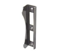 Gedotec Gâche en acier inoxydable | 1 pièce |Équerre pour portails & portes | Butée 180 mm | Languette massive avec épaisseur 3 mm