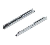 Gedotec Glissière de tiroir à sortie totale 400 mm avec amortisseur Blumotion | Glissière de caisson Capacité de charge : 30 kg | Glissière de tiroir à fermeture en douceur avec retour automatique