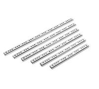 Gedotec Glissiere Tiroir Roulement Billes - Rail Telescopique en Acier pour Support de Tablette, Meuble Ordinateur, Tiroir - Roulement et Guidage - Hauteur 17 mm - Longueur 310 mm - 10 Paires