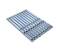 Gedotec Glissiere Tiroir Roulement Billes - Rail Telescopique en Acier pour Support de Tablette, Meuble Ordinateur, Tiroir - Roulement et Guidage - Hauteur 17 mm - Longueur: 246 mm - 10 Pièces