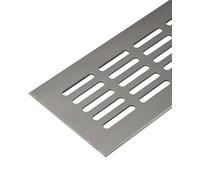 Gedotec Grille d'aération rectangulaire en aluminium - 1 pièce - Grille d'aération en acier inoxydable - Grille de chauffage 500 x 100 mm - Grille de porte en aluminium pour l'intérieur et l'extérieur
