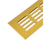 Gedotec Grille d'aération rectangulaire en aluminium - 1 pièce - Grille d'aération en laiton anodisé - Grille de chauffage 500 x 100 mm - Grille de porte en aluminium pour l'intérieur et l'extérieur