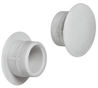 Gedotec H1117 - Lot de 20 capuchons ronds en plastique pour vis - Diamètre : 12 mm - Capuchons pour perçage aveugle - Fabriqués en Allemagne - Cache-trous pour meubles