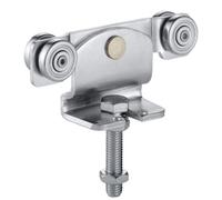 Gedotec Helm Agrar Roller Apparatus 171 entraînement | Réglable en hauteur | Double paire pour glissières en acier | Profil de rouleau 100 | Roulettes pour ferrure de porte coulissante | 2 Pièces