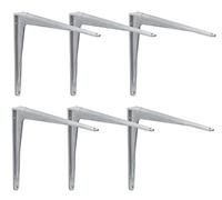 Gedotec Herakles Console pour charges lourdes en aluminium - Profondeur : 140 mm - 6 supports de charge lourds en aluminium - Charge maximale : 100 kg pour sols en bois - Support d'étagère inoxydable