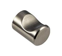 Gedotec Inox Bouton de Meuble Rond - Acier Inox Mat Brossé, Ø 18 x H 25 mm