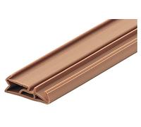 Gedotec Joint de porte d'entrée pour châssis en bois beige | 6 m en silicone DS 112a | Ruban d'étanchéité pour porte avec largeur de rainure 4-5 mm - Largeur : 12 mm | Bouchons de porte et de porte