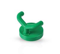 Gedotec KITA-2 Crochet mural à visser Vert Hauteur 50 mm Crochet porte-manteau en plastique avec matériel de fixation Fixation murale