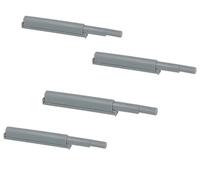 Gedotec loqueteau à pression magnétique plastique loqueteau automatique Push-to-Open ouvre-porte gris - SLIM | loqueteau fort | ouvre-porte à pression pour portes de placard