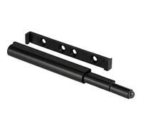 Gedotec Loqueteau à pression plastique Loqueteau automatique Push-to-Open Ouvre-porte noir - SLIM | Loqueteau fort | Ouverture à pression pour portes de placard