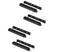 Gedotec Loqueteau à pression plastique Loqueteau automatique Push-to-Open Ouvre-porte noir - SLIM | Loqueteau fort | Ouverture à pression pour portes de placard