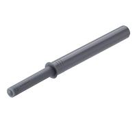 Gedotec Loqueteau à Pression Push-to-Open Gris - Version Longue avec Amortisseur | Système d'ouverture Blum 956A1006 | Poussoir pour Portes d'armoire & tiroirs | 1 pièce - Loqueteau de Meuble Tip-on