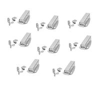 Gedotec Loqueteau à ressort AUTOMATIQUE Fermeture à pression de porte Loqueteau à pression Toutch-Latch | Loqueteau de meuble à visser | Métal zingué brillant