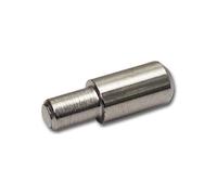 Gedotec Lot de 20 supports d'étagère en bois - 5 et 7 mm - H3016 - Pour meuble - À emboîter - Charge maximale : 80 kg - Acier nickelé - Pour trous de perçage