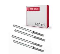 Gedotec Lot de 4 supports de rayonnage invisibles | TITAN MIDI | Supports de rayonnage mural avec une capacité de charge de 25 kg par paire | Supports de fond en acier pour montage mural | Supports de