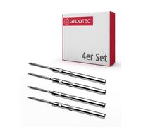 Gedotec Lot de 4 supports d'étagère invisibles avec capacité de charge de 40 kg - Compact Mini - Supports d'étagère en acier - Pour montage mural - Pour charges lourdes